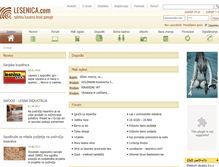 Tablet Screenshot of lesenica.com